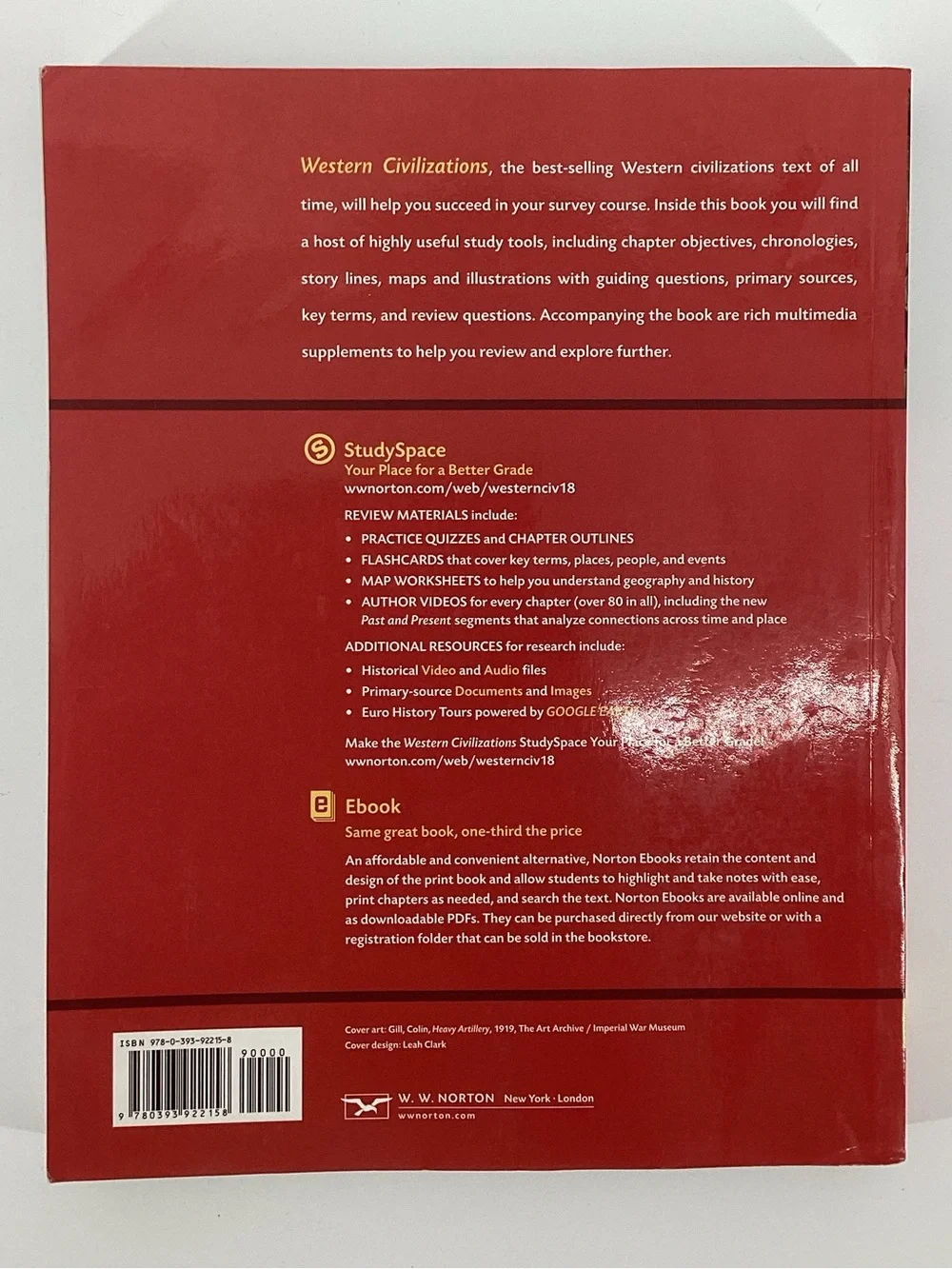 Western Civilizations Volume 2 Textbook - Red